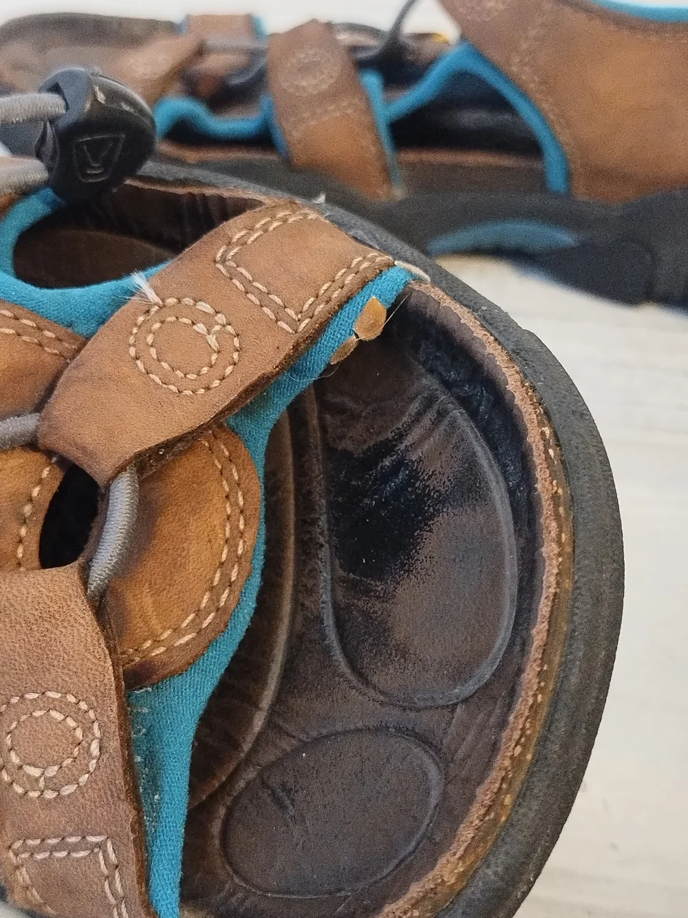 Keen Sarasota Waterproof Sandal Shoes Womens 6 Outdoor Hiking Fisherman Leather
